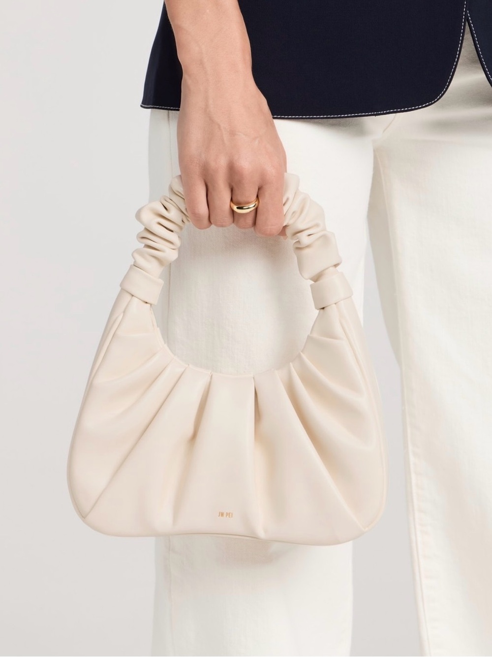 JW PEI Gabbi Ruched Hobo Handbag